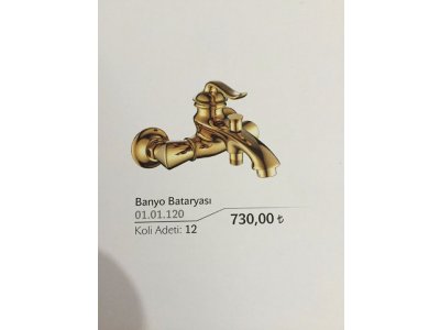 ACAR BATARYA ELEGANT GOLD BANYO